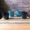 ceramic pot for miniature, set of 4