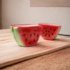 watermelon ceramic pot | set of 2