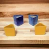 triangle ceramic pot for home decore