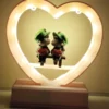 Beautiful LED Frame- Heart shape with miniature