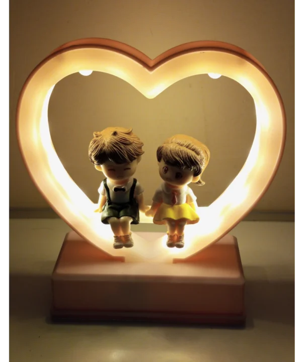 Beautiful LED Frame- Heart shape with miniature